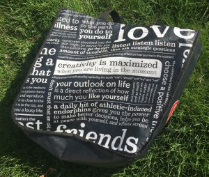 Educating consumers about Health and Wellness, one bag at a time