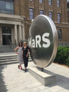 Kathryn Wortsman and Stacey Fruitman at MaRS