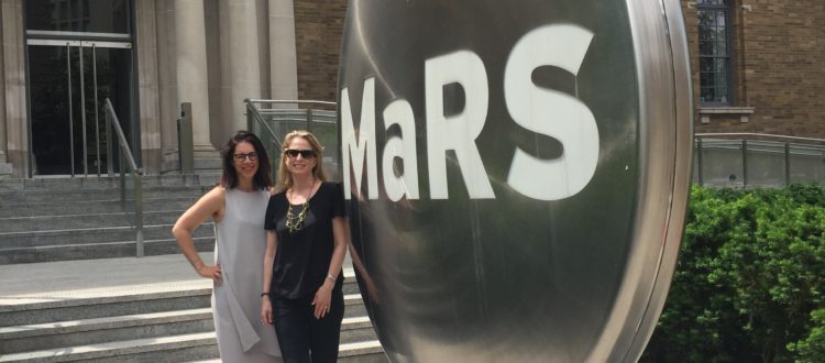Kathryn Wortsman and Stacey Fruitman at MaRS